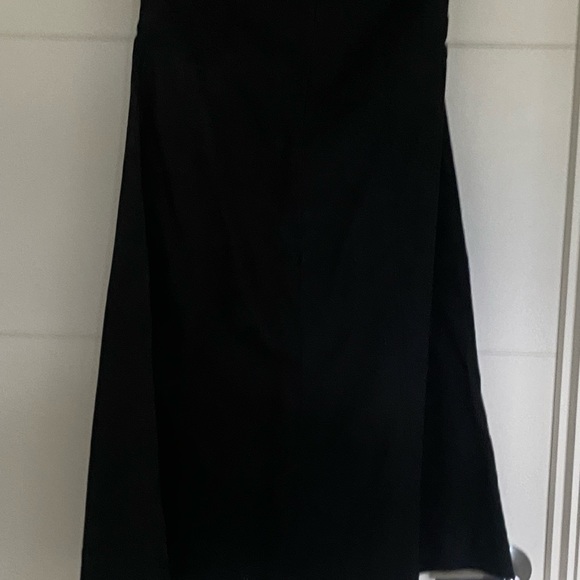 ISAAC MIZRAHI | Black Strapless Sweetheart Neck A-line Tea Length Dress | 16 - Picture 4 of 5